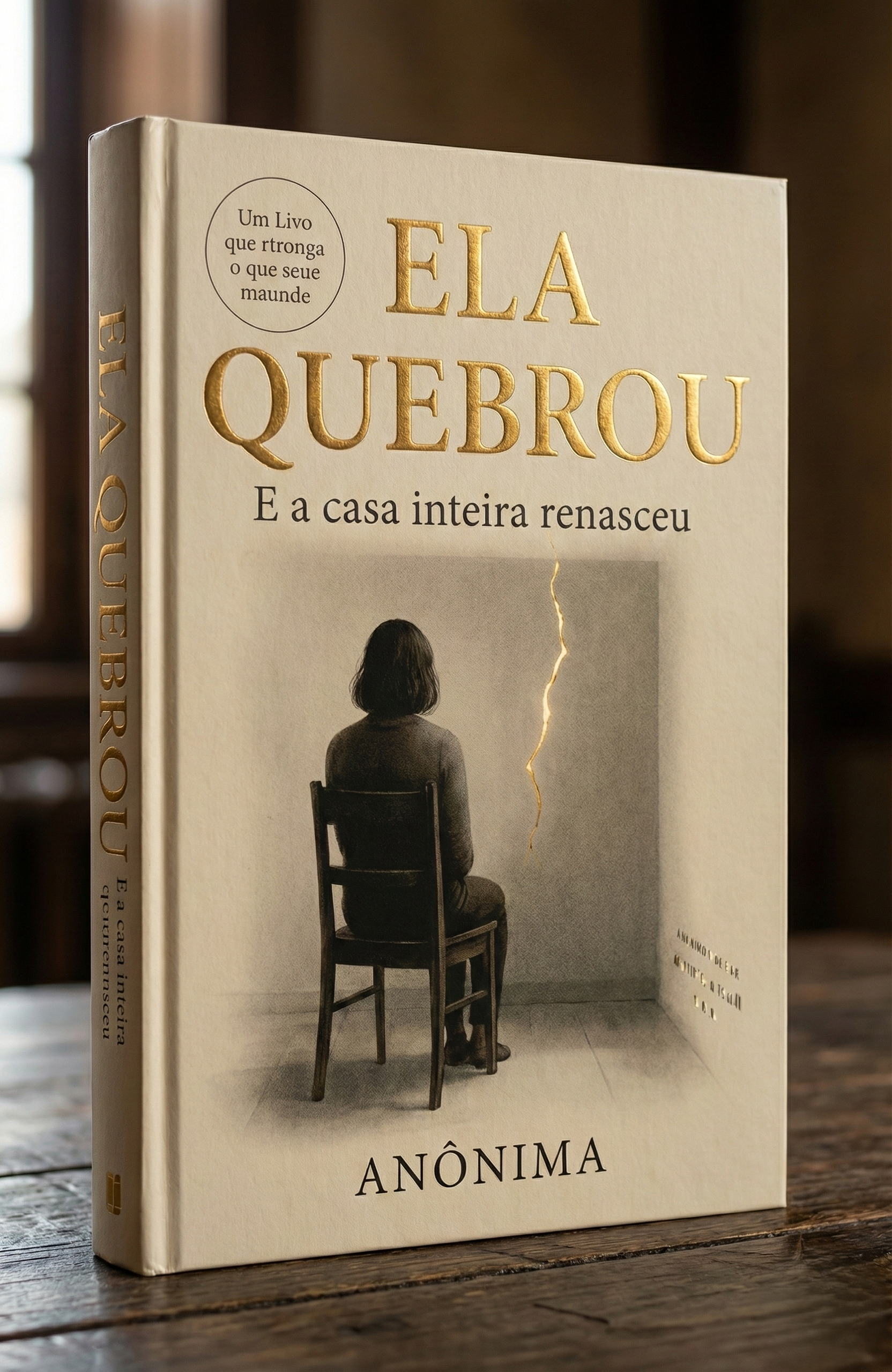 Ela quebrou